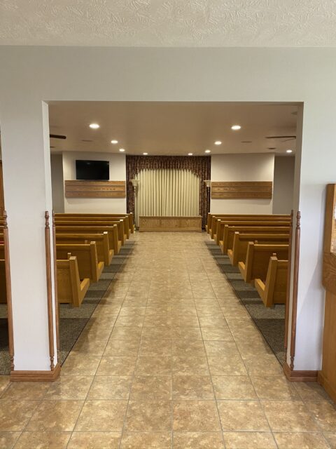 Luze chapel door view